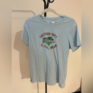 Abella Sky Blue Graphic Tee